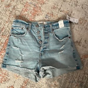 Abercrombie & Fitch High Rise Mom Shorts